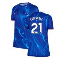 Echipament fotbal Chelsea Ben Chilwell #21 Tricou Acasa 2024-25 pentru femei maneca scurta